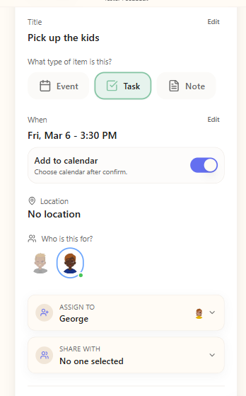 Assign tasks so ownership is clear.