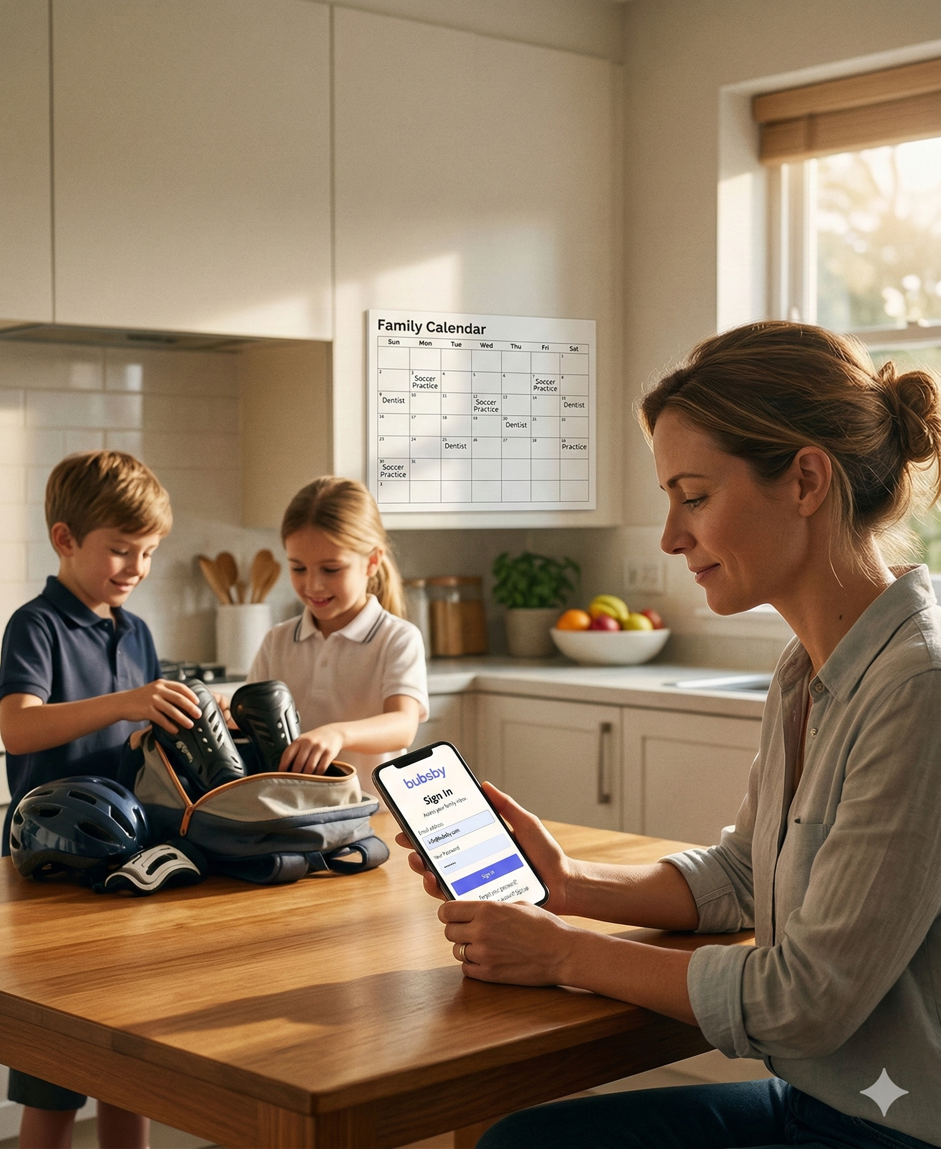 A shared system creates household calm.
