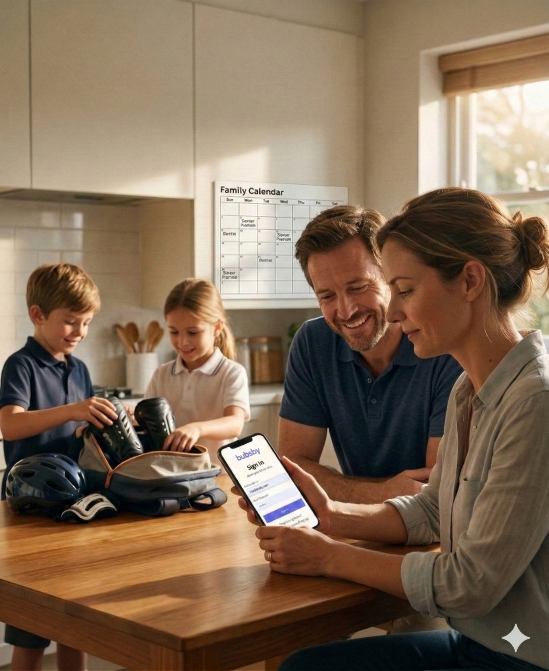 Bubsby dashboard bringing calm organisation to family life