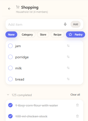 Everyone sees the same list in real time.